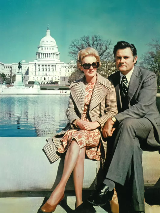 Alma ir Valdas Adamkai. 1974 m. Vašingtonas.