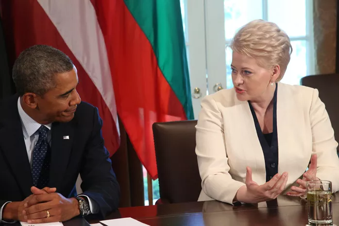 Trijų Baltijos šalių vadovų susitikimas su JAV Prezidentu Baracku Obama. JAV, Vašingtonas, Baltieji rūmai, 2013 m. rugpjūčio 30 d. Fot. D. G. Barysaitė Lietuvos Respublikos Prezidento kanceliarija.