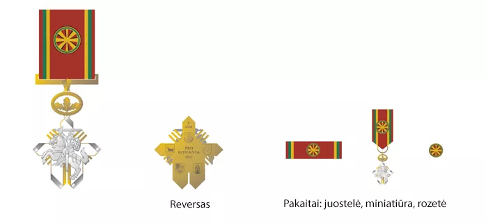 Ordino „Už nuopelnus Lietuvai“ Karininko kryžius